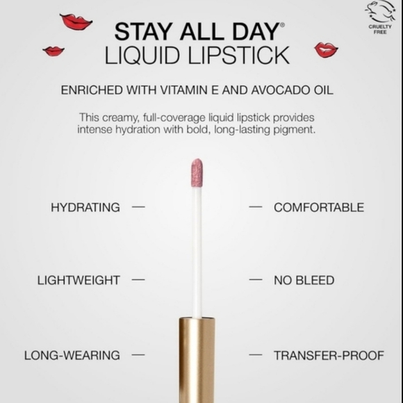 STILA Stay All Day Caramello Neutral Nude Matte Liquid Lipstick 12 Hour Mini - Picture 6 of 6